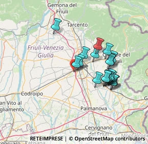 Mappa Viale delle Rose, 33030 Campoformido UD, Italia (12.5115)