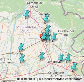 Mappa Viale delle Rose, 33030 Campoformido UD, Italia (13.31429)