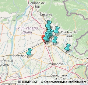 Mappa Viale delle Rose, 33030 Campoformido UD, Italia (7.11636)