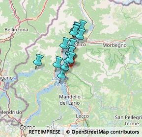 Mappa Frazione Noceno, 23822 Bellano LC, Italia (8.21412)