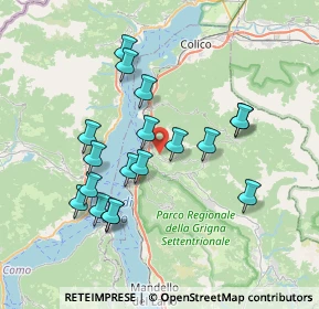 Mappa Frazione Noceno, 23822 Bellano LC, Italia (6.84333)