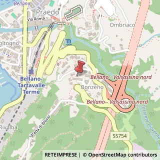 Mappa Via bonzeno 7, 23822 Bellano, Lecco (Lombardia)