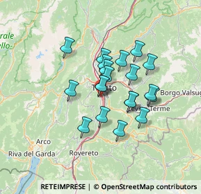 Mappa 38100 Ravina TN, Italia (10.052)