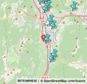 Mappa 38100 Ravina TN, Italia (5.07417)