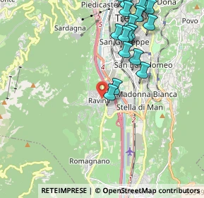 Mappa 38100 Ravina TN, Italia (2.37842)