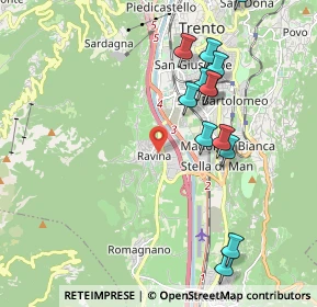 Mappa 38100 Ravina TN, Italia (2.07)