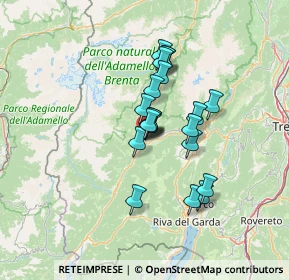 Mappa Via Cavento, 38079 Tione di Trento TN, Italia (9.8765)