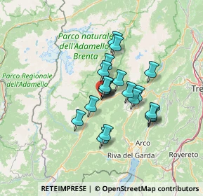 Mappa Via Cavento, 38079 Tione di Trento TN, Italia (9.3625)