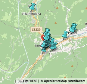 Mappa Via Cavento, 38079 Tione di Trento TN, Italia (1.0655)