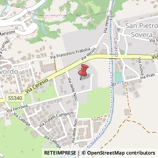 Mappa Via Ceresio, 96, 22018 Porlezza, Como (Lombardia)