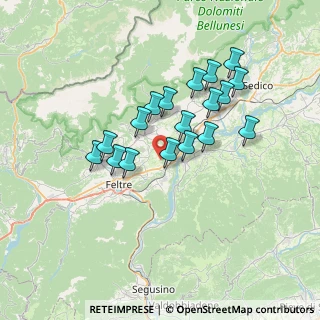 Mappa Via Pezzol, 32032 Feltre BL, Italia (5.94056)