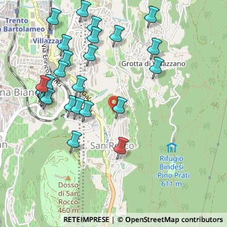 Mappa Via Torricelle, 38123 Trento TN, Italia (0.5936)
