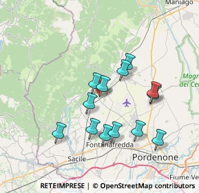 Mappa Via Sampariva, 33070 Budoia PN, Italia (6.35231)