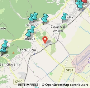 Mappa Via Sampariva, 33070 Budoia PN, Italia (3.369)