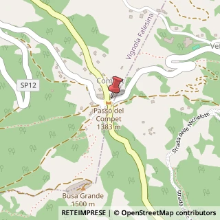 Mappa Localita' Compet Basso, 28, 38057 Vignola-Falesina, Trento (Trentino-Alto Adige)