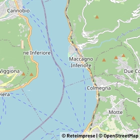 Mappa Maccagno con Pino e Veddasca
