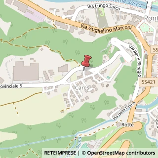 Mappa Frazione Cares, 58, 38077 Comano Terme, Trento (Trentino-Alto Adige)