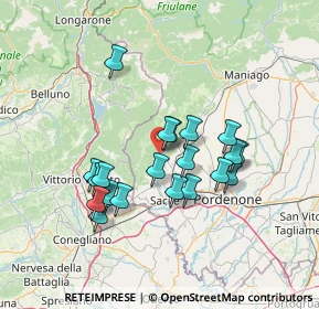 Mappa Piazza Chiesa, 33070 Polcenigo PN, Italia (12.0645)