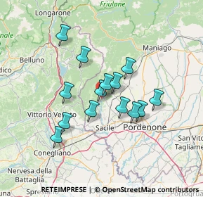 Mappa Piazza Chiesa, 33070 Polcenigo PN, Italia (10.89857)