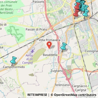 Mappa Via San Martino, 33030 Campoformido UD (4.01158)