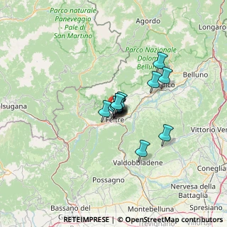 Mappa Via Calzamatta, 32032 Feltre BL, Italia (6.76786)