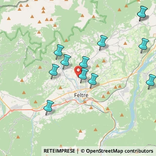 Mappa Via Calzamatta, 32032 Feltre BL, Italia (4.44917)