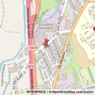 Mappa Via Fabio Asquini,  15, 33100 Campoformido, Udine (Friuli-Venezia Giulia)