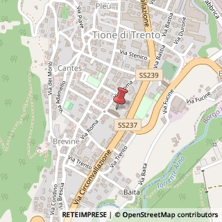 Mappa Via Roma, 25, 38079 Tione di Trento, Trento (Trentino-Alto Adige)