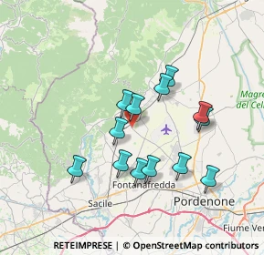 Mappa Via Pordenone, 33070 Budoia PN, Italia (6.13846)