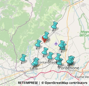 Mappa Via Pordenone, 33070 Budoia PN, Italia (7.688)