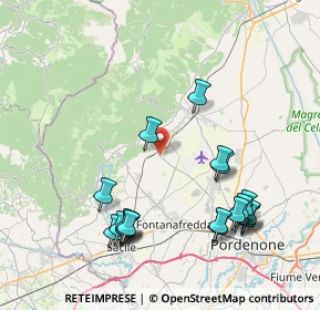 Mappa Via Pordenone, 33070 Budoia PN, Italia (8.9095)
