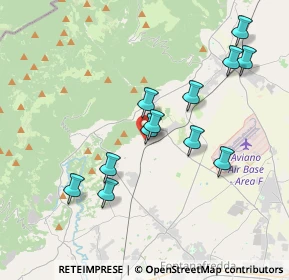 Mappa Via Rojal, 33070 Budoia PN, Italia (3.53917)