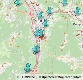 Mappa Via di Madonna Bianca, 38100 Trento TN, Italia (5.565)