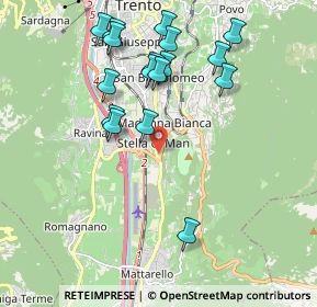 Mappa Via di Madonna Bianca, 38100 Trento TN, Italia (2.00235)