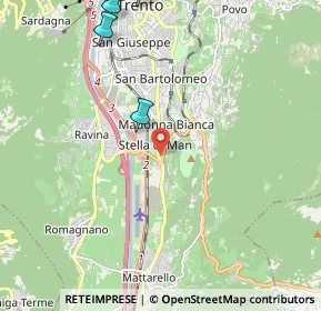 Mappa Via di Madonna Bianca, 38100 Trento TN, Italia (3.72308)