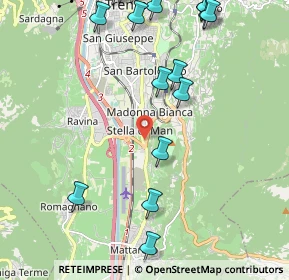 Mappa Via di Madonna Bianca, 38100 Trento TN, Italia (2.8915)