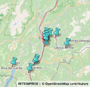 Mappa Via di Madonna Bianca, 38100 Trento TN, Italia (10.09417)