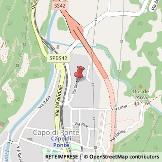 Mappa Via Sentieri, 4, 25044 Capo di Ponte, Brescia (Lombardia)