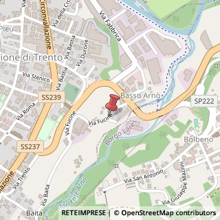 Mappa Via Fucine, 4, 38079 Tione di Trento, Trento (Trentino-Alto Adige)