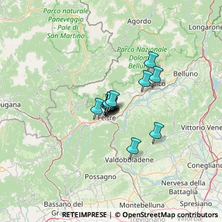 Mappa Via S. Liberale, 32032 Feltre BL, Italia (6.85)