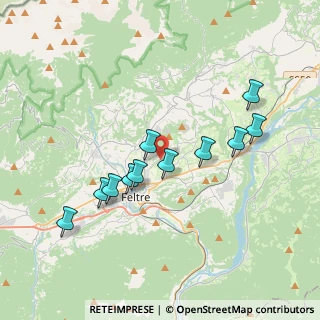 Mappa Via S. Liberale, 32032 Feltre BL, Italia (3.41182)