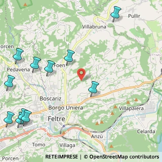 Mappa Via S. Liberale, 32032 Feltre BL, Italia (3.08364)