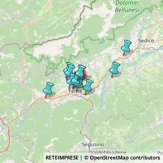 Mappa Via S. Liberale, 32032 Feltre BL, Italia (3.82583)