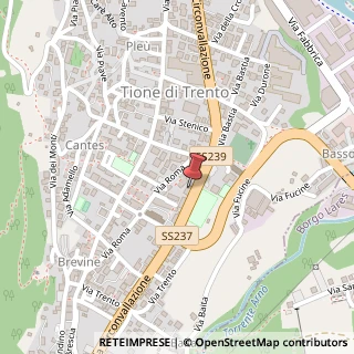 Mappa Via Circonvallazione, 56, 38079 Tione di Trento, Trento (Trentino-Alto Adige)