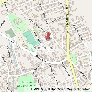 Mappa Via Chino Ermacora, 17/1, 33040 Pradamano, Udine (Friuli-Venezia Giulia)