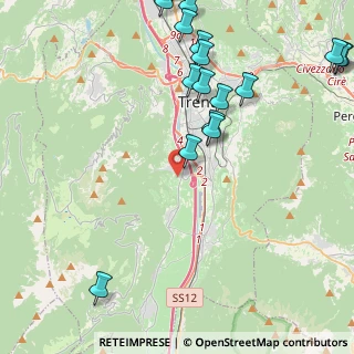 Mappa Via San Marina, 38100 Ravina TN, Italia (5.982)