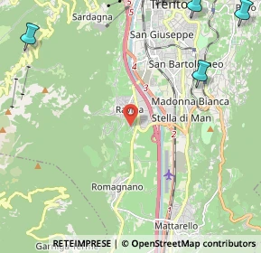 Mappa Via San Marina, 38100 Ravina TN, Italia (3.76091)