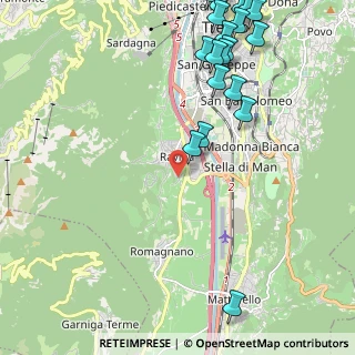 Mappa Via San Marina, 38100 Ravina TN, Italia (2.912)
