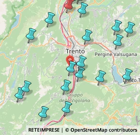 Mappa Via San Marina, 38100 Ravina TN, Italia (9.91)