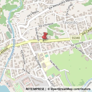 Mappa Via Ceresio, 52, 22018 Porlezza, Como (Lombardia)